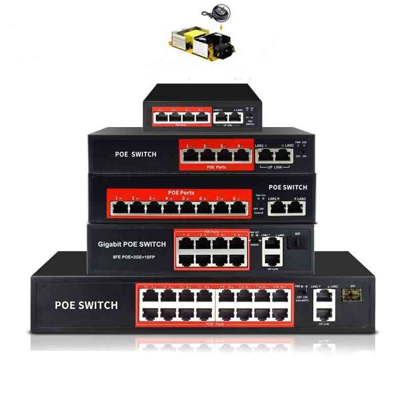 Poe Switch Ethernet With Network Ports