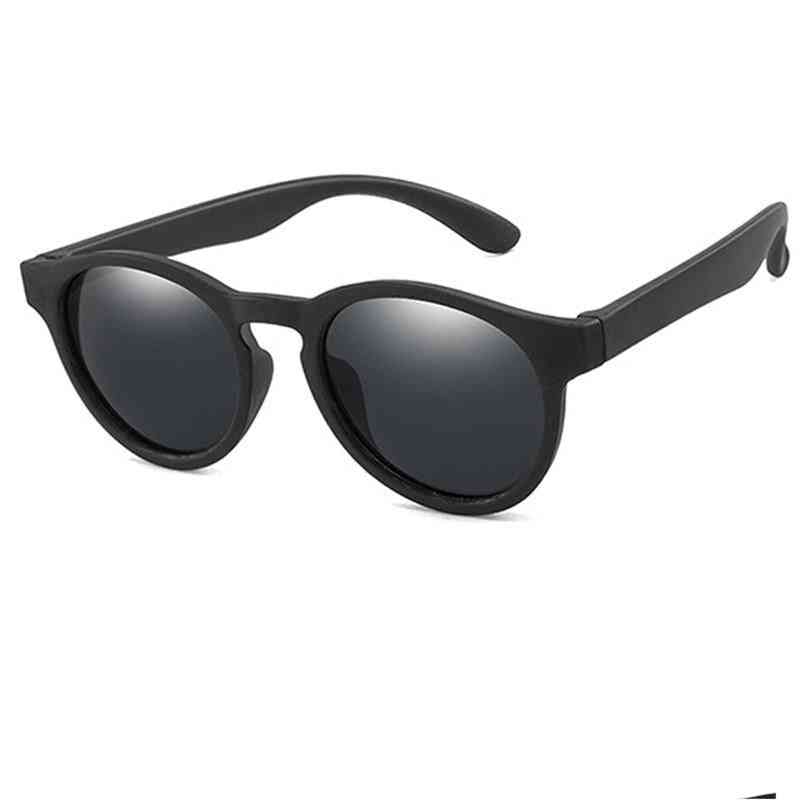 Round Polarized, Silicone Safety, Shades Eyewear, Uv400 Sunglasses For And