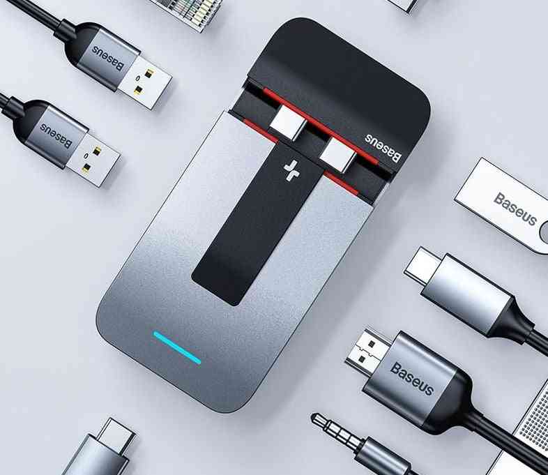 Hub USB C 9 in 1 Thunderbolt 3