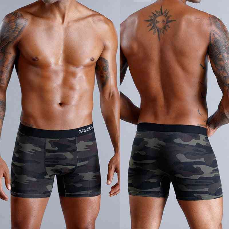 Natural Cotton High Quality Boxer Shorts Long Underwear