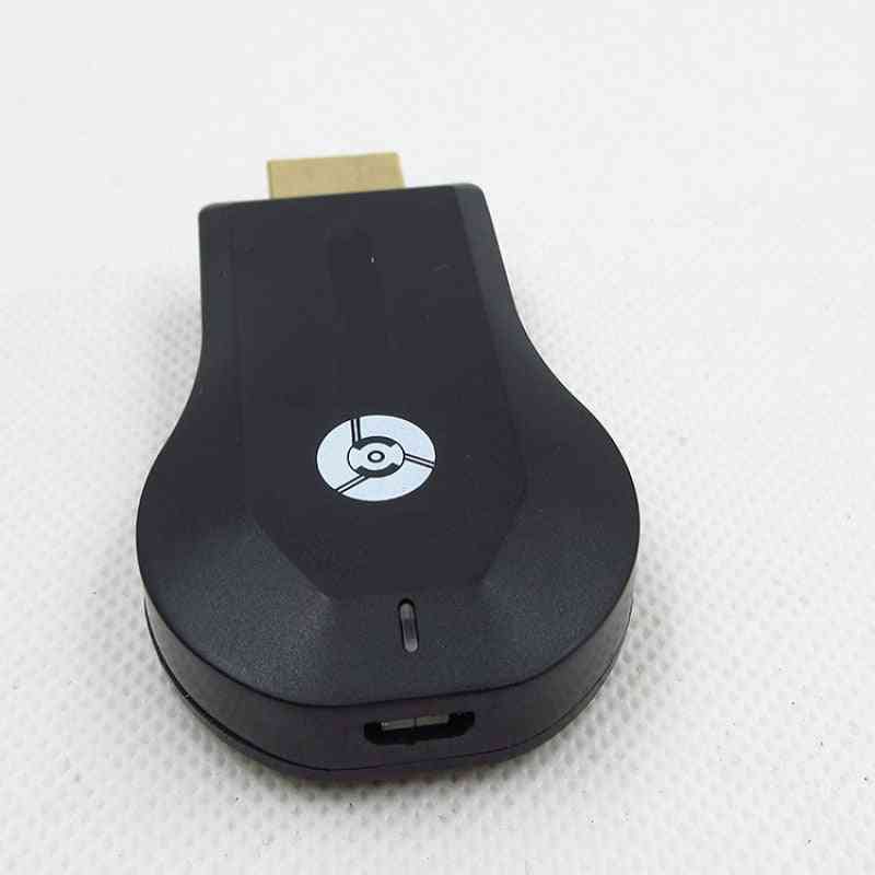 Wifi display dongle med android tv miracast trådlös mottagare