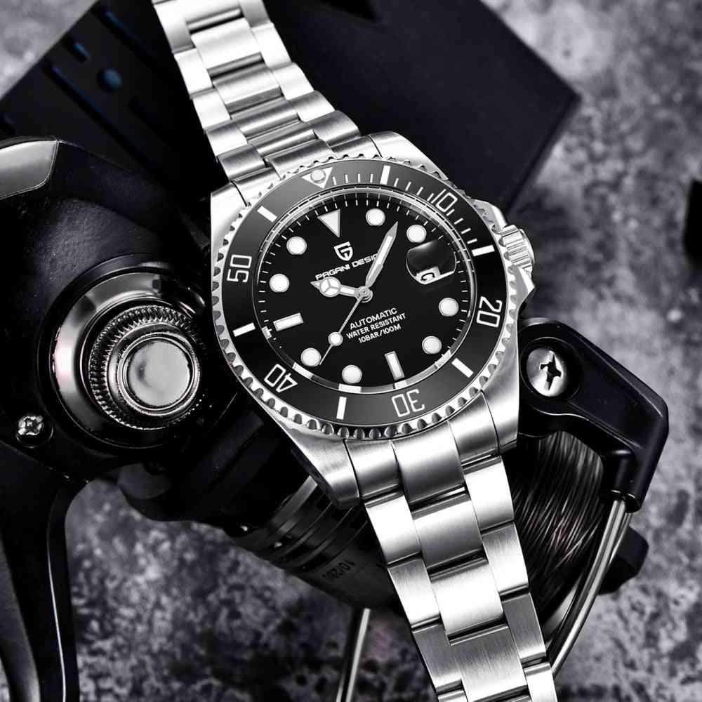 Waterproof- Sapphire Glass, Sports Mechanical, Wrist Watches