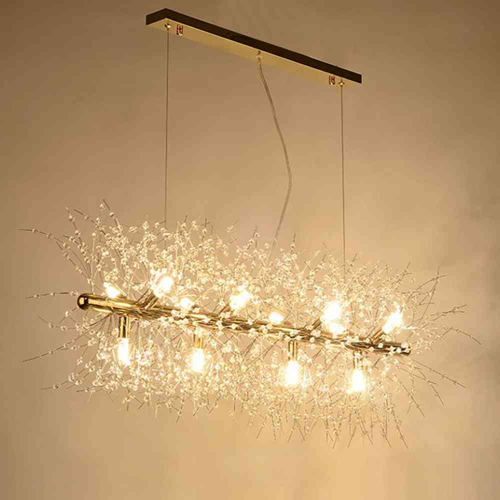 Crystal Dandelion Chandelier Lighting Pendant Lamp
