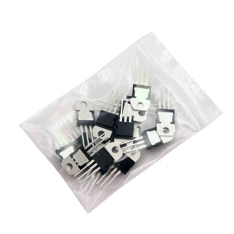 16pcs- kit de sortimento de transistor- regulador de voltagem