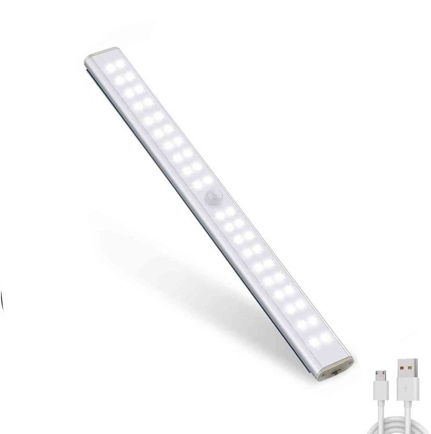 Usb Rechargeable, Led Cabinet Motion Sensor, Magnetic Wireless Wall Lamp Light