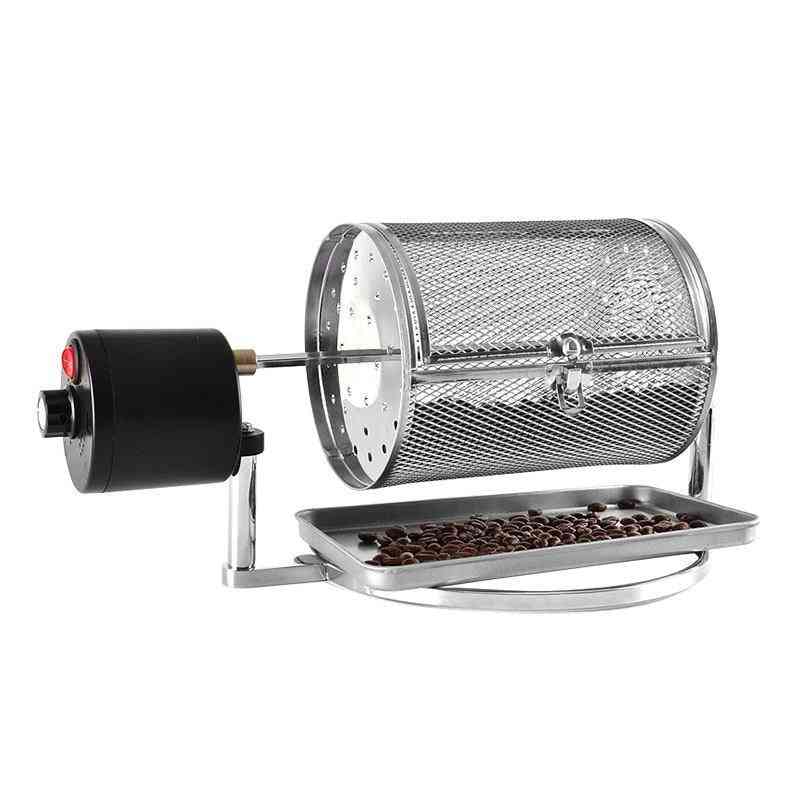 Oțel inoxidabil - prăjitor electric de cafea și boabe prăjite de popcorn, mașină pentru boabe de nuci