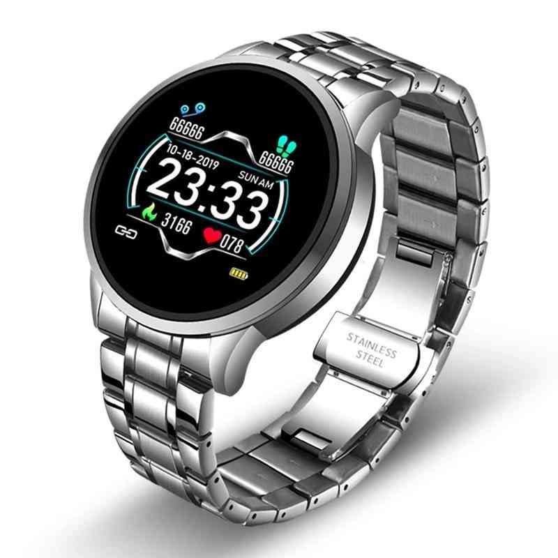Stainless Steel Digital Watch, Men Electronic Led Wrist Watches