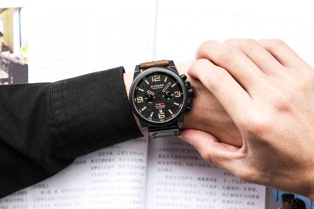Relógios masculinos, relógio de pulso esportivo à prova d'água