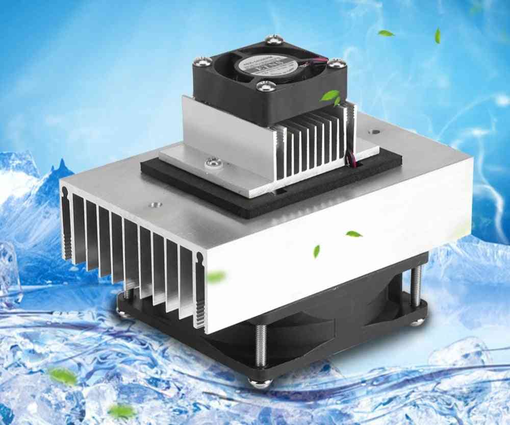 Diy koelsysteem kit halfgeleider thermo-elektrische koeling mini airconditioner