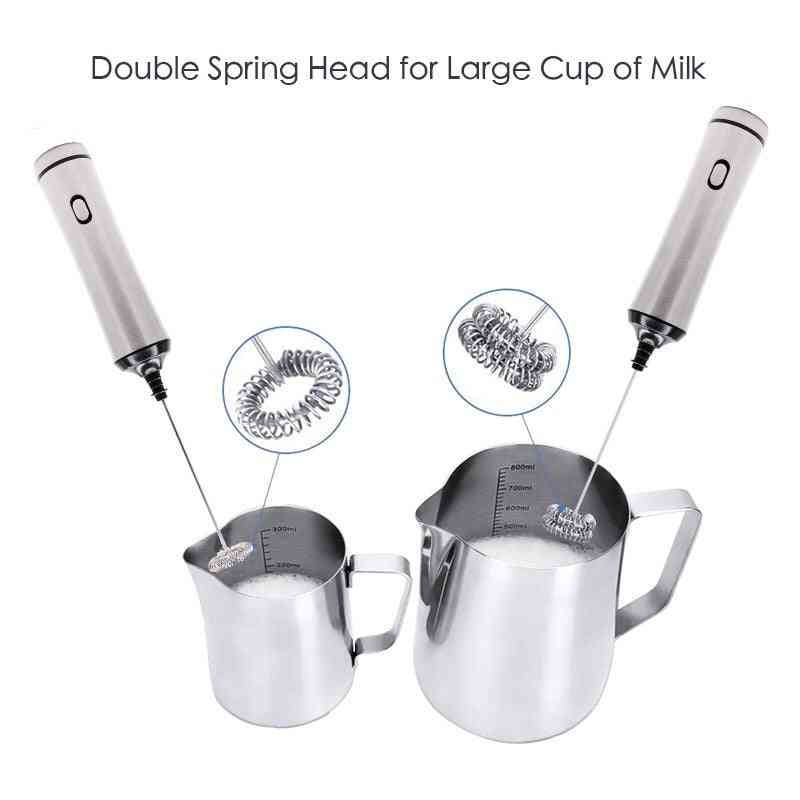 Electric Milk Frother Rechargeable Foamer