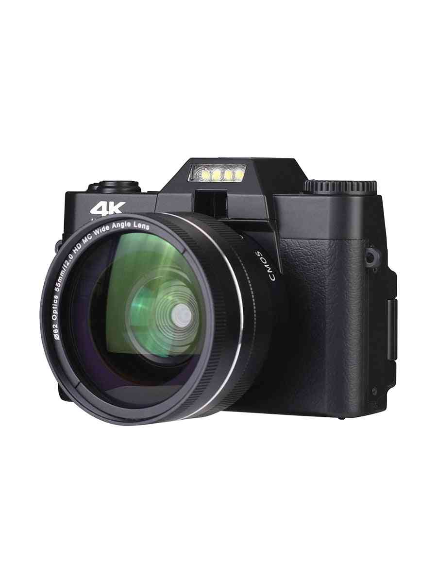 Digital 4k Camera, Zoom Hd Video, Output