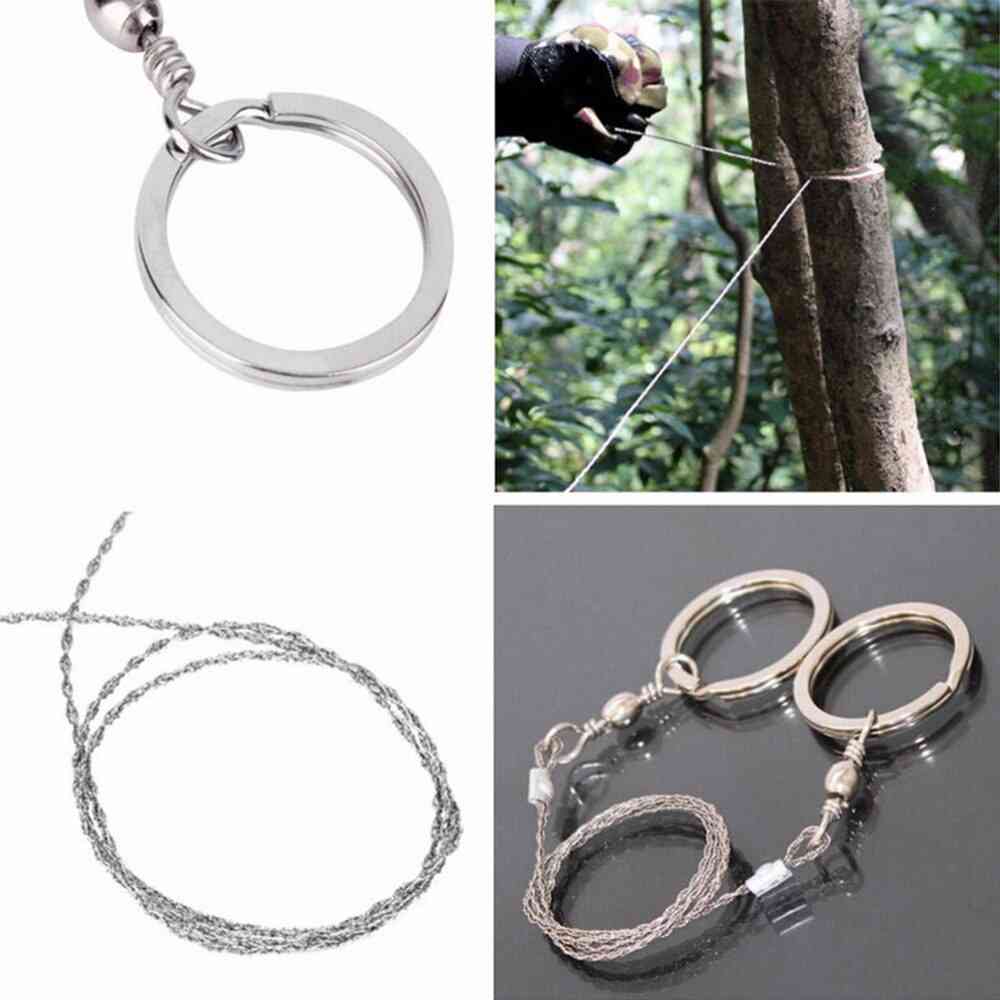 Emergent Survival, Wire Saw, Camp Hike, Outdoor Hunt Fish, Hand Tool