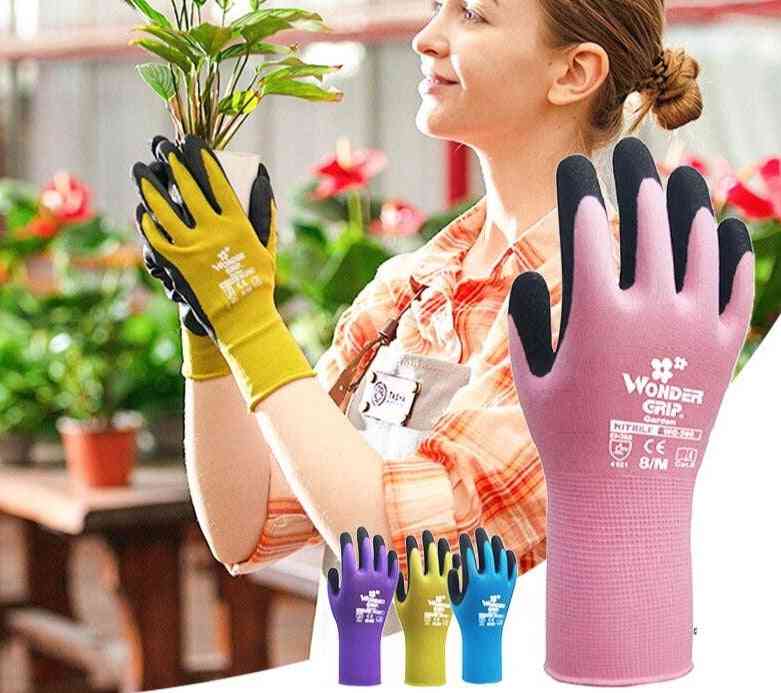 Quick Easy To Dig And Plant Garden Work Nylon Glove