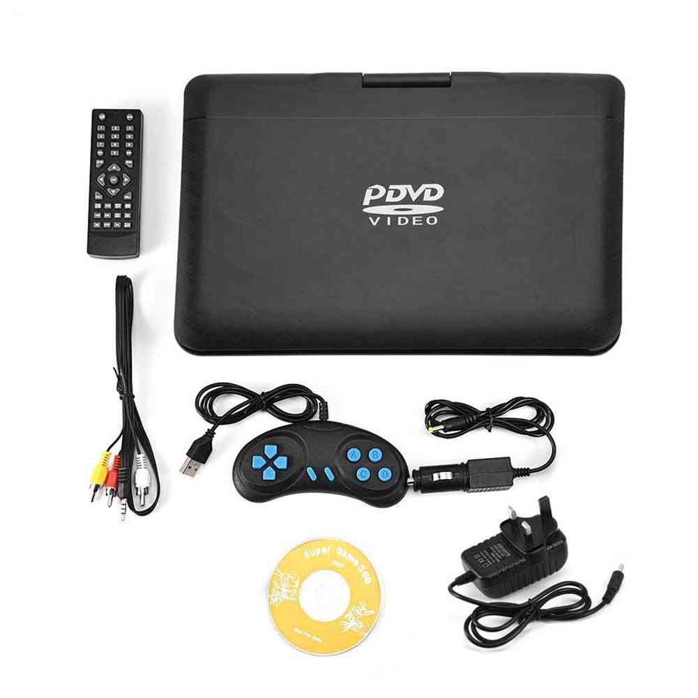 Cd Tv Game Dvd Player Hd Usb Outdoor Rechargeable Swivel Screen Lcd