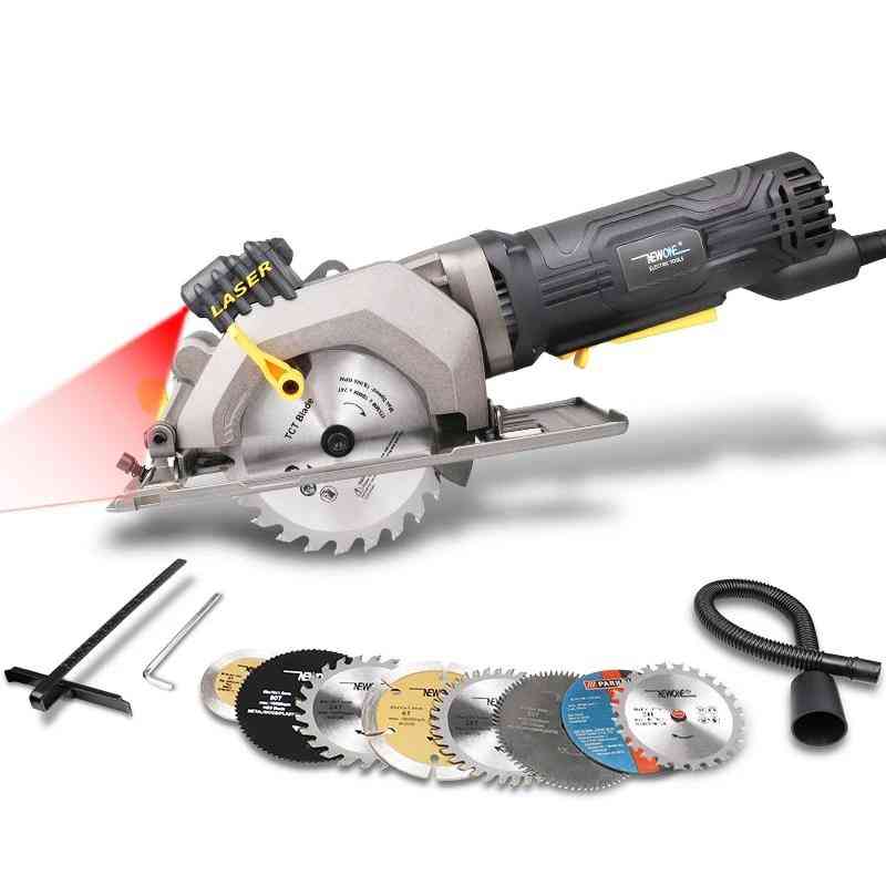 Mini Compact Circular Saw With Laser Guide