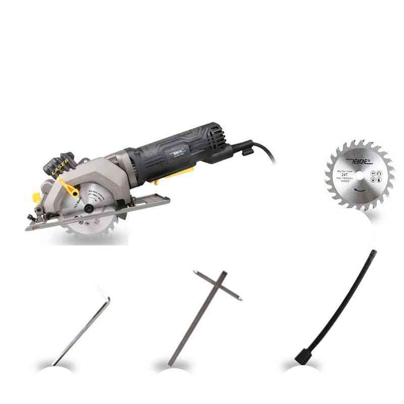Mini Compact Circular Saw With Laser Guide