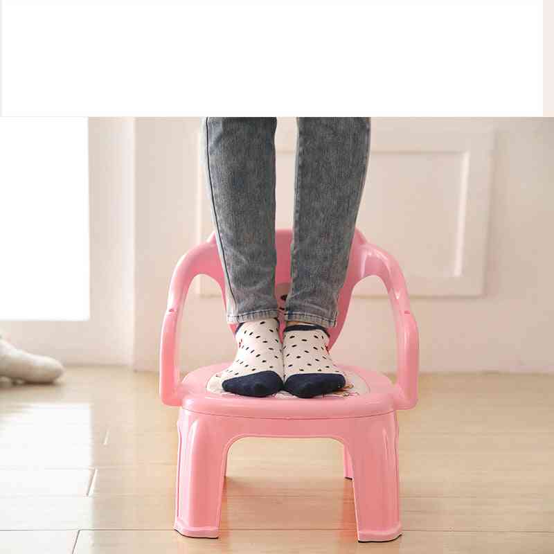 Children's Dining Chair With Plate, Baby Eating Table Plastic Stool
