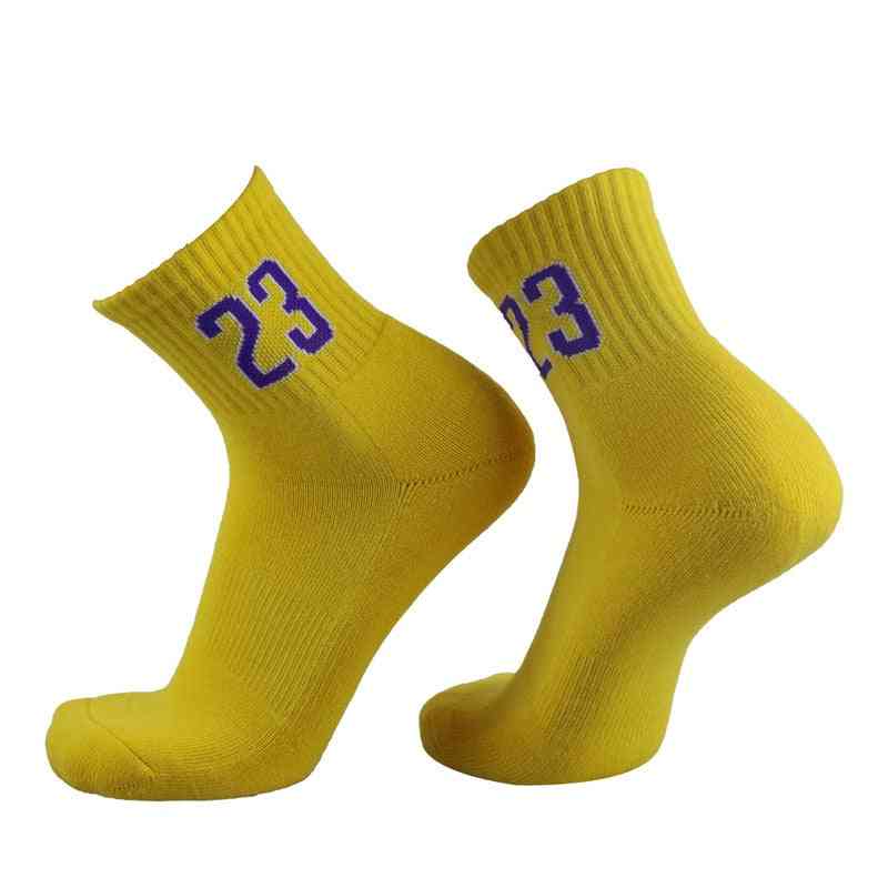 Non-slip Skateboard Basketball Bottom Thick Sports Socks