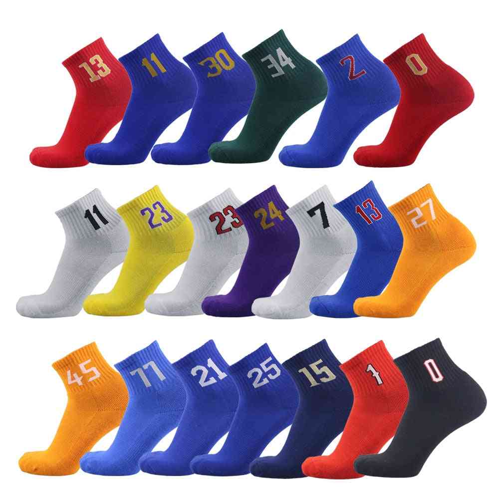 Monopatín antideslizante calcetines deportivos gruesos con fondo de baloncesto set-2