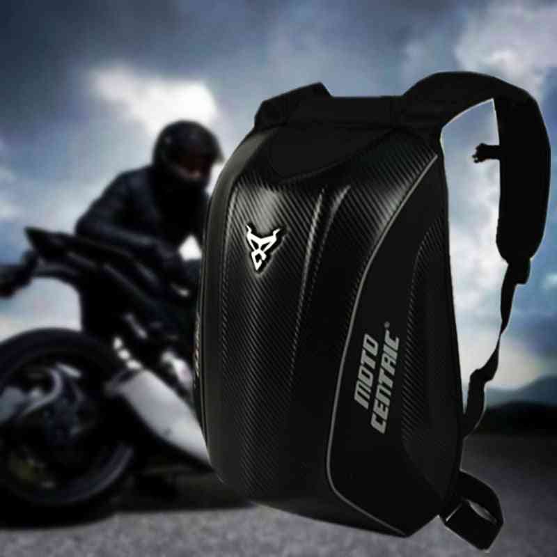 Motorcycle Riding Backpack, Waterproof, Carbon Fiber Hard Shell