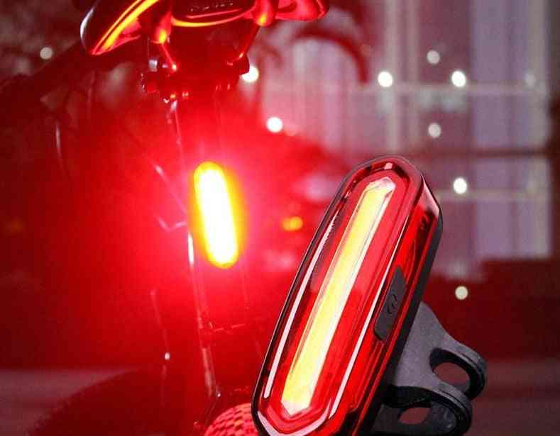 USB rechargeable-feux arrière de vélo puissants, accessoires de lampe