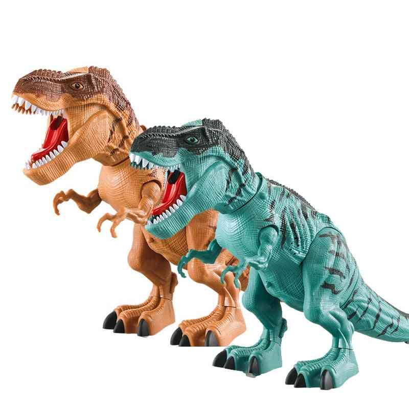 Electric Walking Spray Lay Eggs, Robot With Light Sound, Dinosaurs Model