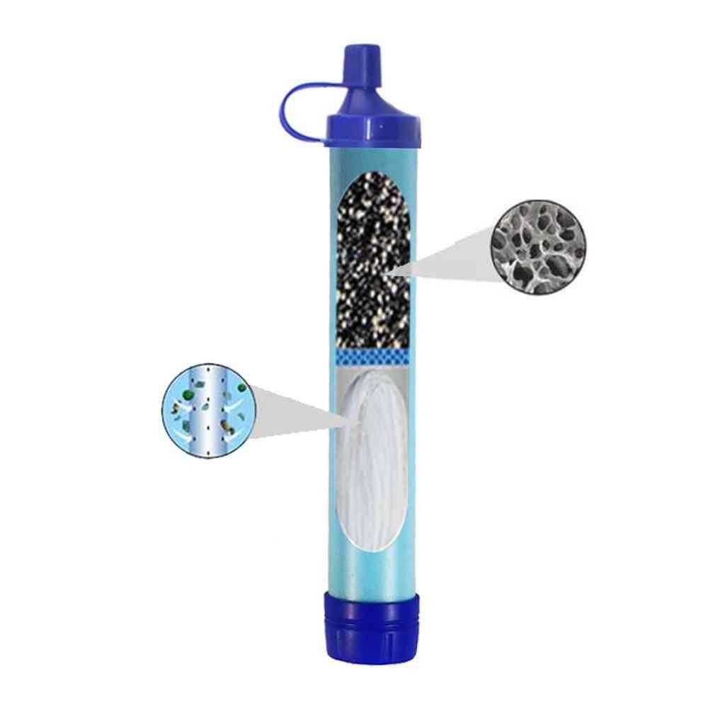 Outdoor Emergency, Life Survival Water Purifier For Camping Hiking  (blue)
