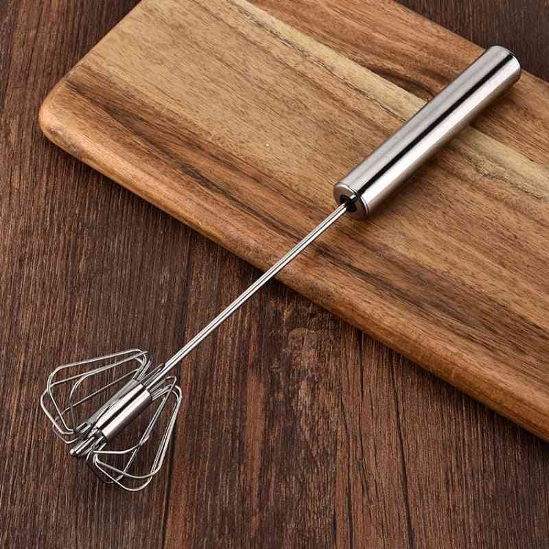 כלי מיקסר כף יד מנירוסטה, חצי אוטומטי סיבובי לבישול במטבח