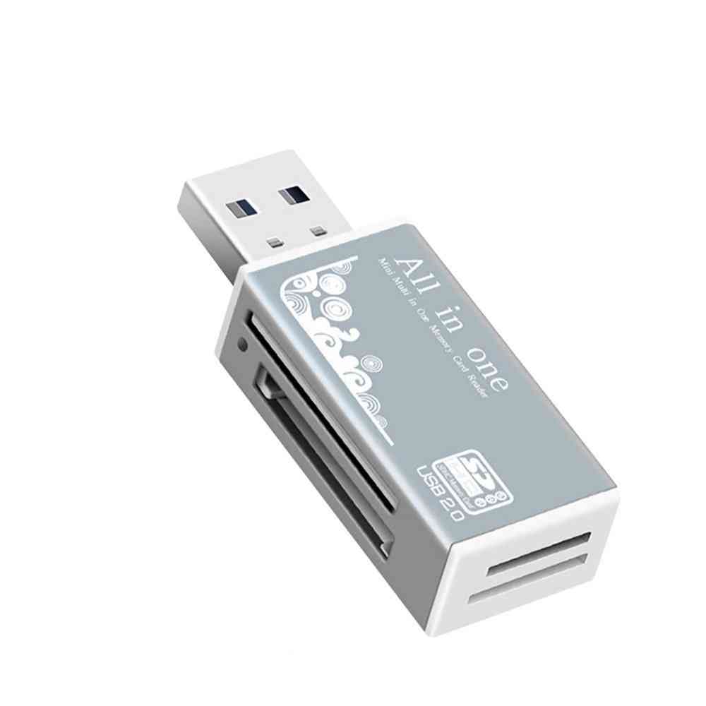 USB 2.0-SD адаптер за четец на карти за tf/ cf/ mini sd sdhc