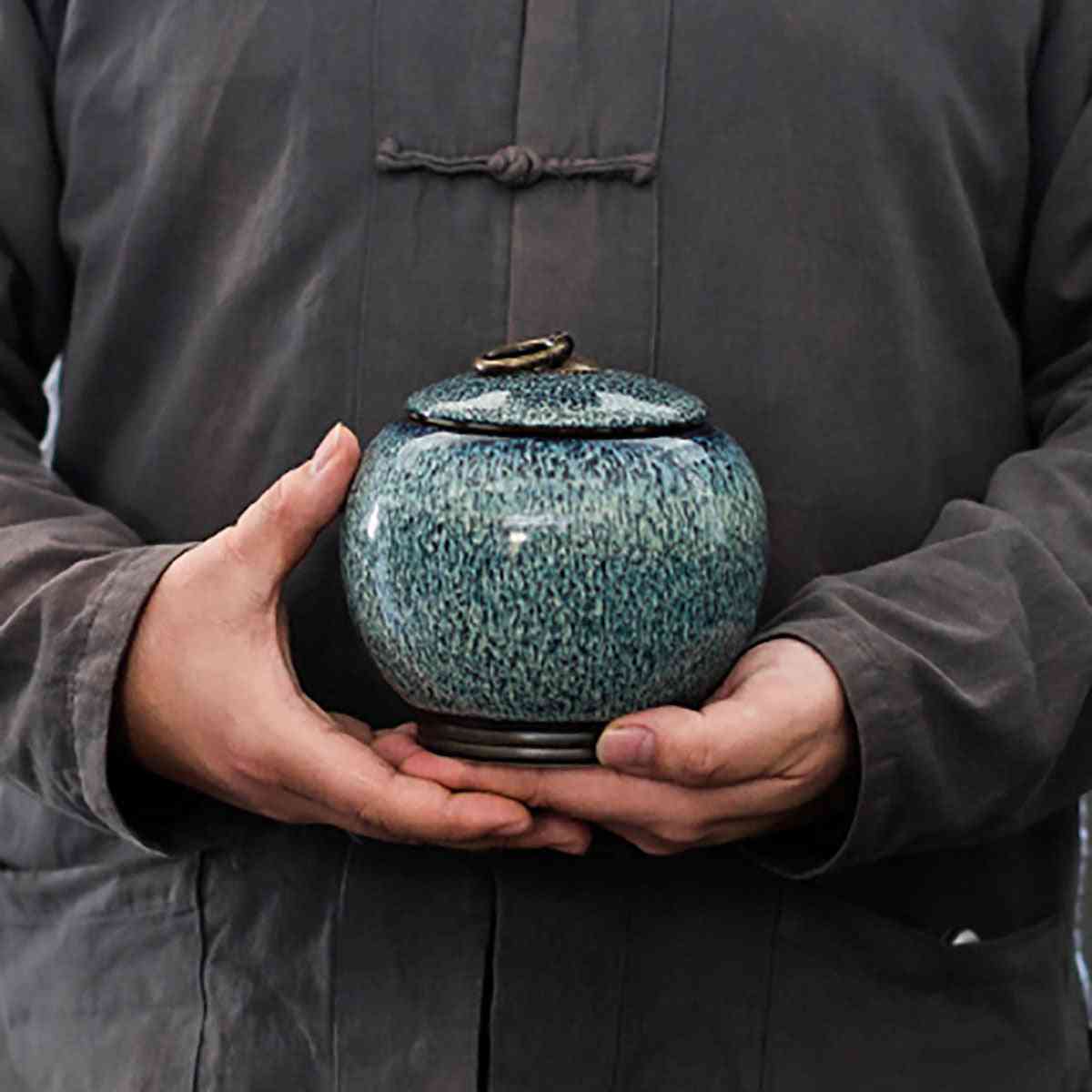 Cremation Pet Ashes, Ceramics Memory Pal, Urns Casket Holder For Dog, Cat Bird