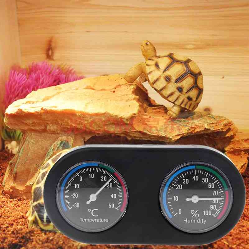Reptile Tank Thermometer, Hygrometer Monitor, Temperature And Humidity, Vivarium Terrarium