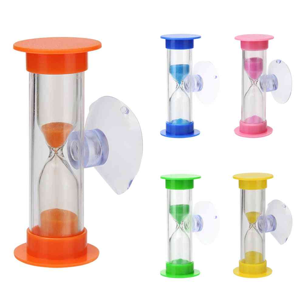 Children Teeth Brushing Timer With Suction Cup For Home Decor Hourglass