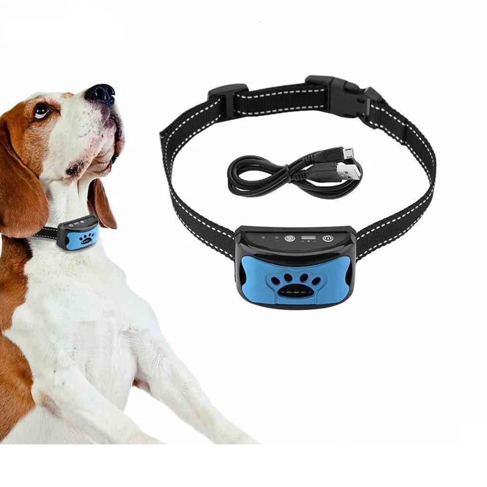 Usb Electric- Ultrasonic Stop Barking, Vibration Anti-bark, Dogs Training Collar