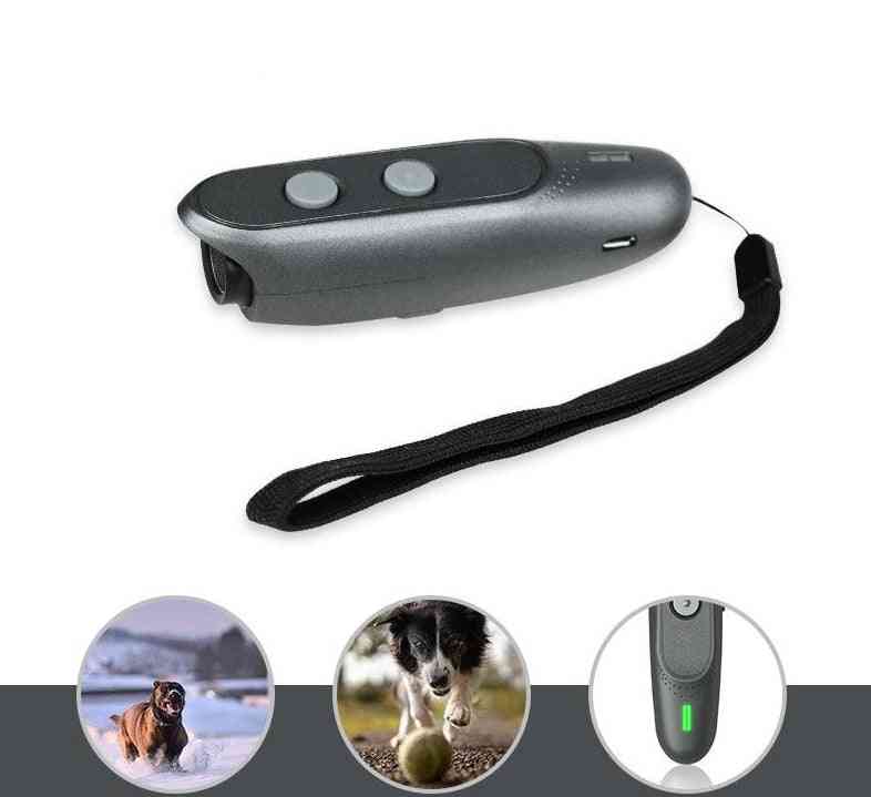 Ultrasonic Led Repeller, Anti-barking Control, Trainer Device (gray Pu30)