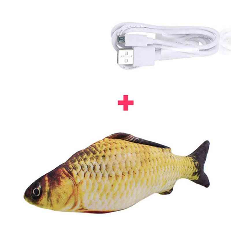 Usb-laddning- elektronisk simulering, fisk för husdjur