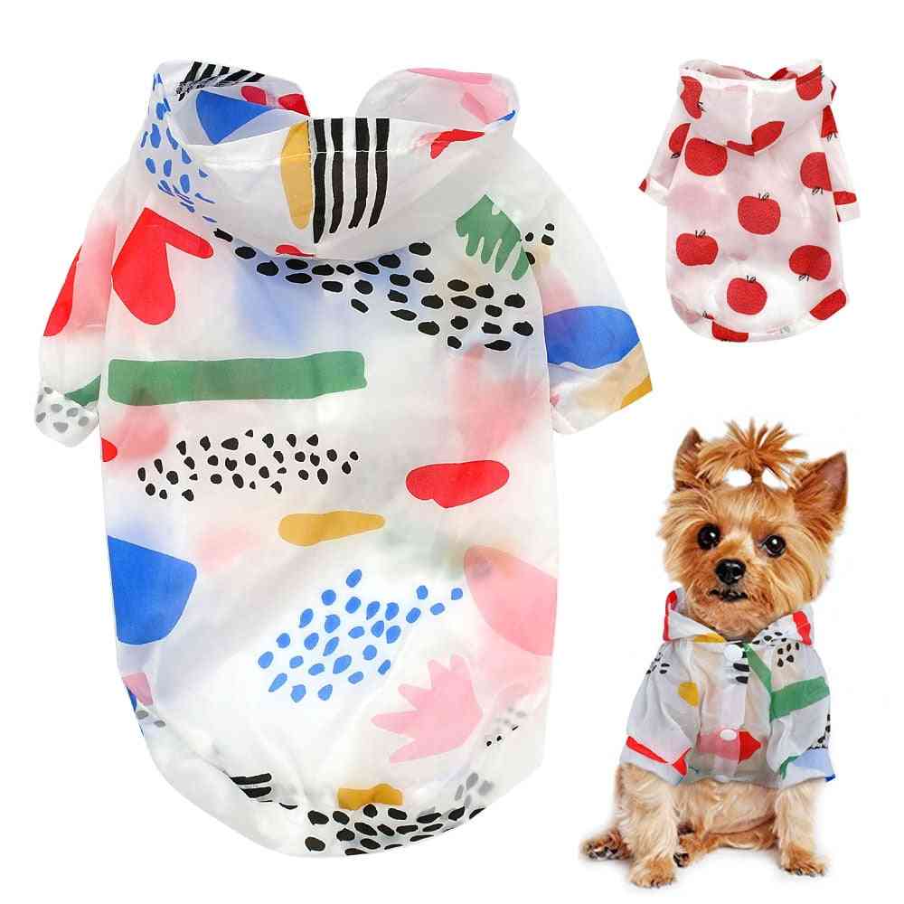 Sommer solbeskyttelse, hættetrøje regnfrakke til hund