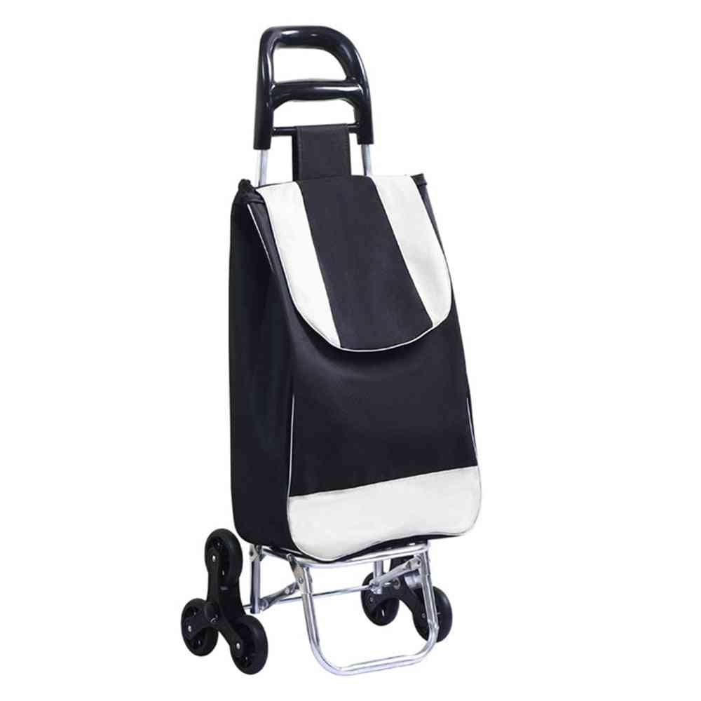 Nakupovalni voziček b-life s prtljažniki za stopnice po kolesih