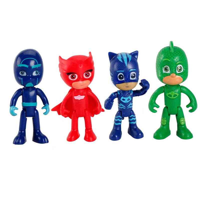 Set bambole juguete catboy gufetta gekko tv pj masks