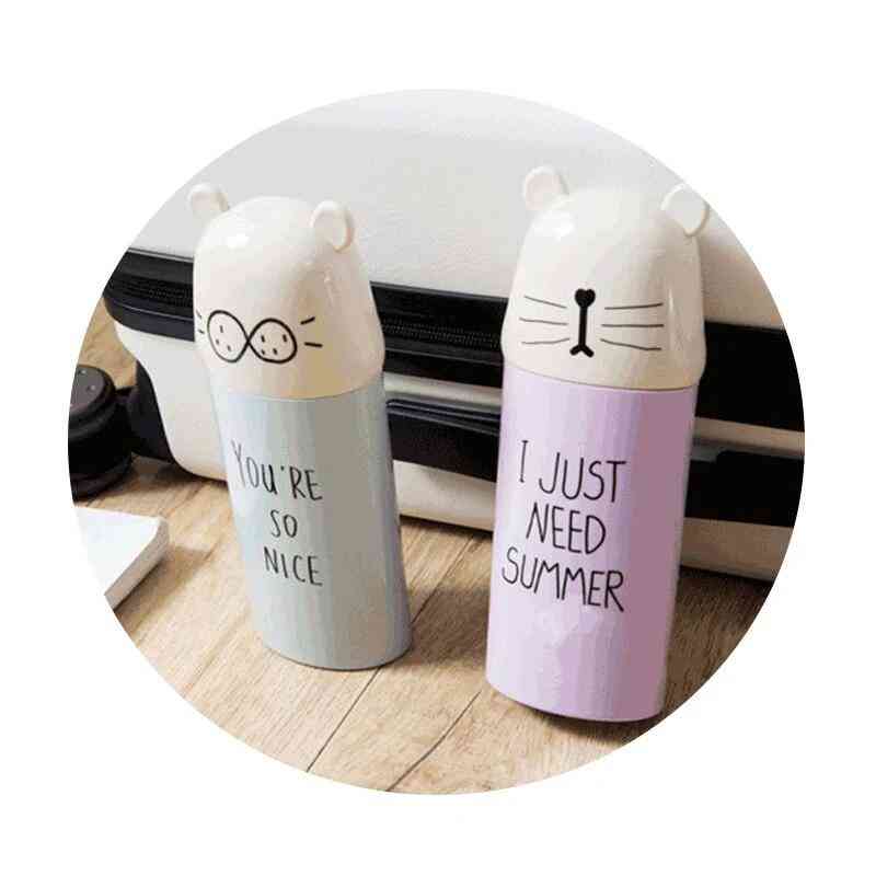 Cute Toothbrush Toothpaste Cups, Portable Storage Boxes