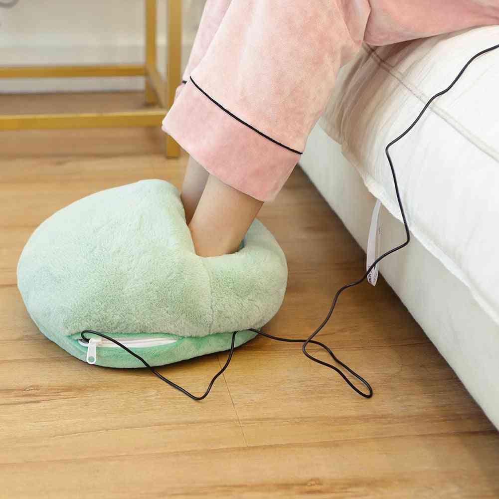 Usb Foot Warmer Heating Slippers Cotton Rechargeable Warm Shoes