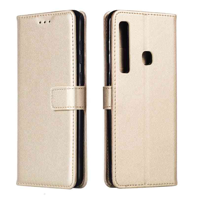 Pu lederen flip case cover voor Samsung Galaxy