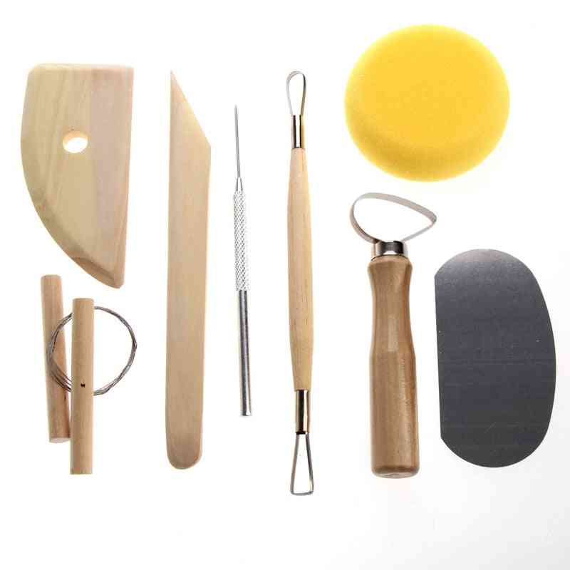 дървен нож керамика практични глинена керамика инструменти за формоване