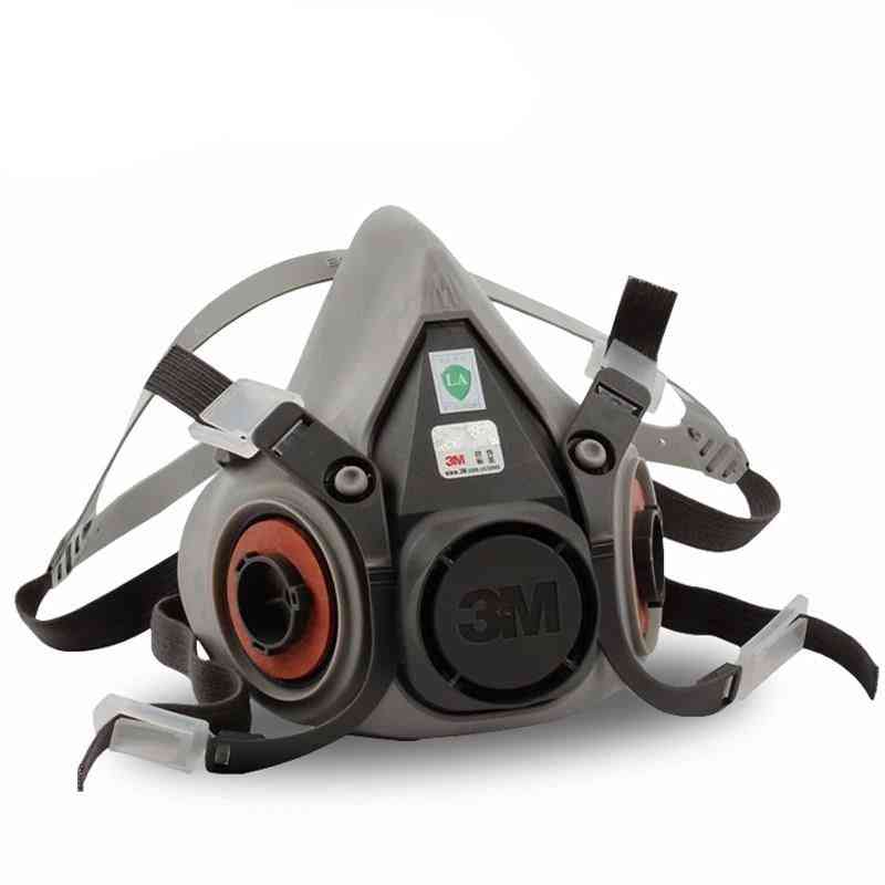 Plynová maska nástřik barvy- poloviční obličejový respirátor, průmyslová maska proti prachu s filtrem