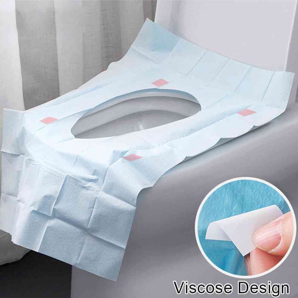 Disposable Paper- Toilet Seat Cover For Camping & Travel