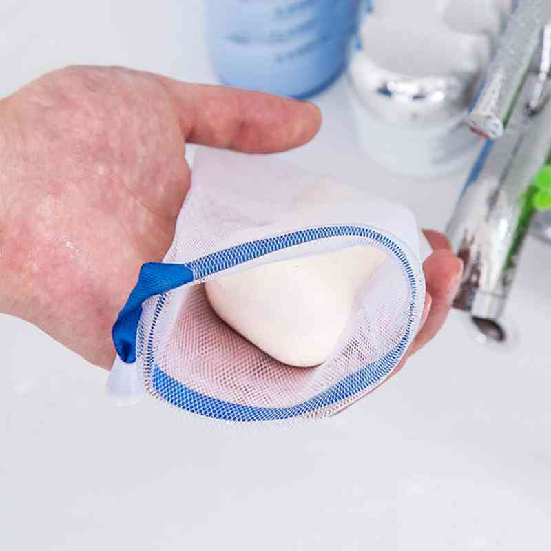 Portable Soap Saver, Travel Convenient Hang Able Net Bag