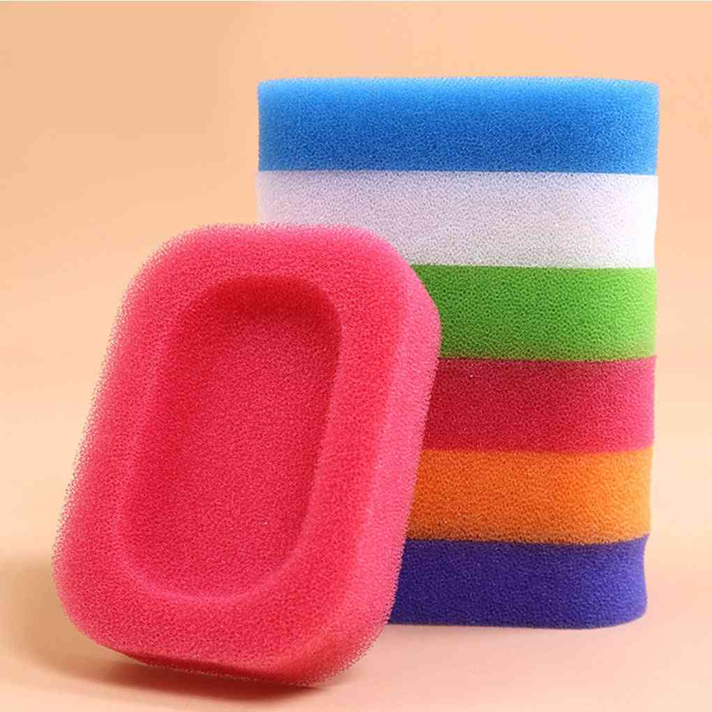 Hot New Candy Color Sponge Soap Dish Plate, Bathroom Kit