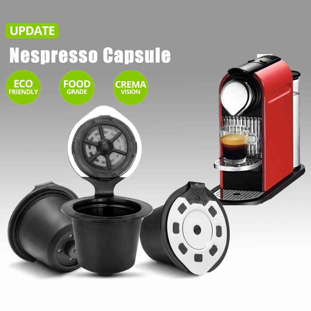 Påfyllbare, gjenbrukbare- kaffekapselkapsler for nespressomaskiner
