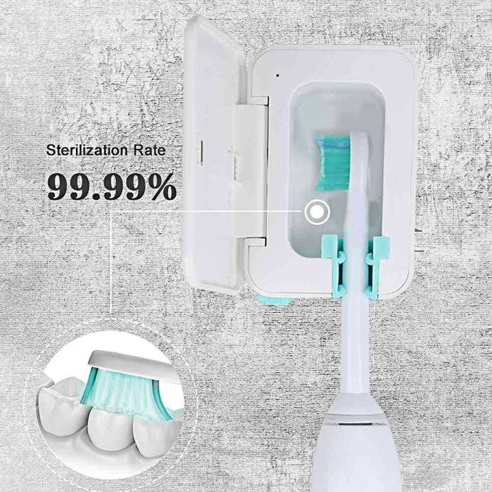 Uvc-led Ultraviolet Toothbrush Holder, Sterilizer Automatic, Toothpaste Dispenser Squeezer