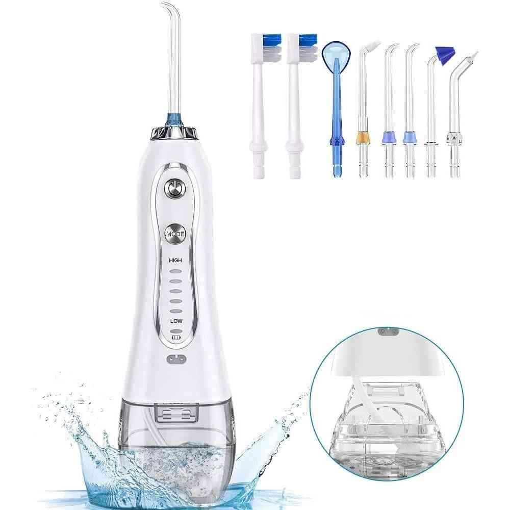 Waterproof Cordless Dental Oral Irrigator, Water Flosser