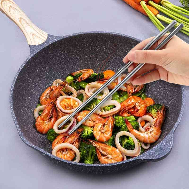 Stainless Steel- Chinese Stylish, Healthy Light Weight, Chopsticks